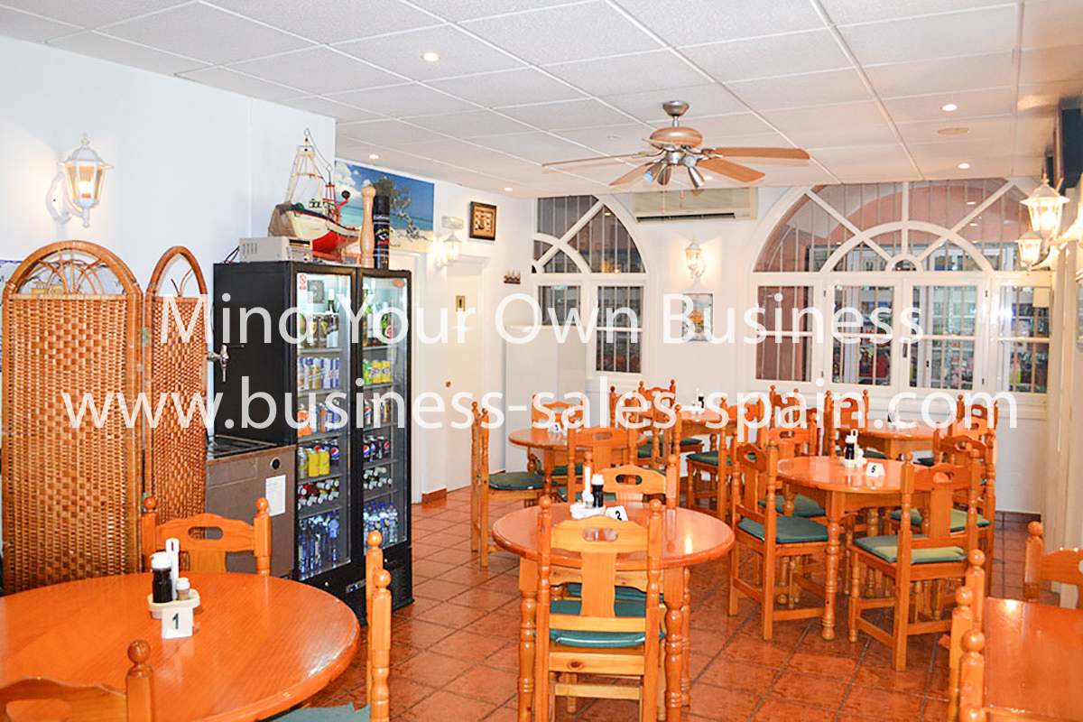 Well Established Freehold Restaurant In Busy Position in Location In Mijas Costa Commercial Centre