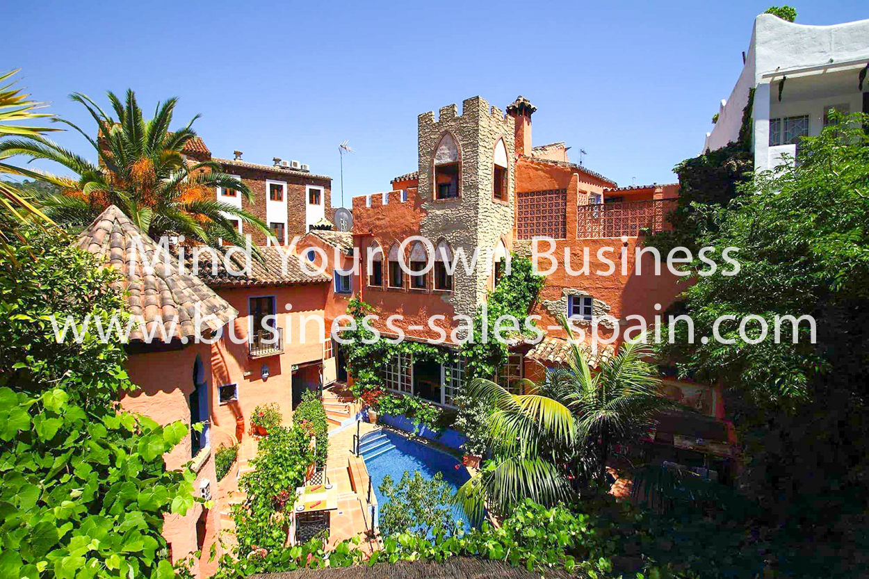Beautiful Freehold Rustic Style Hotel in Moorish Village Set in The Andalucían Countryside.